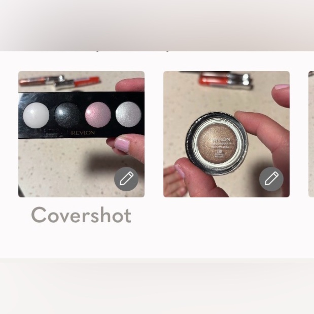 🔥NWT Revlon Black & Pink Eyeshadow Palette & Colorstay in Praline